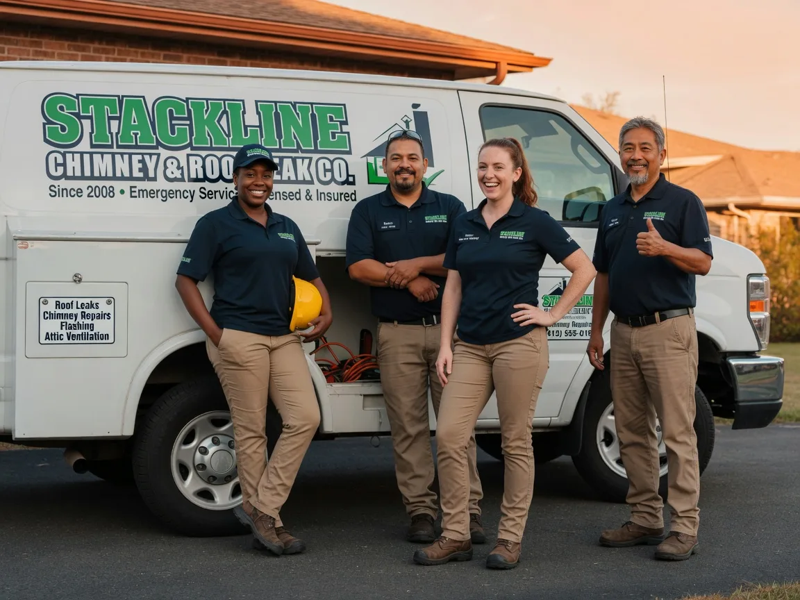 Chimney flashing repair company in Doylestown, WI